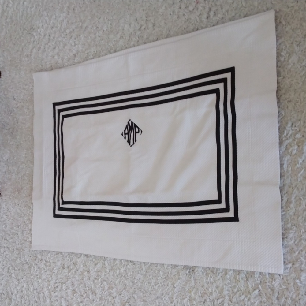 Matouk Quilted King Pillowcase Covers.